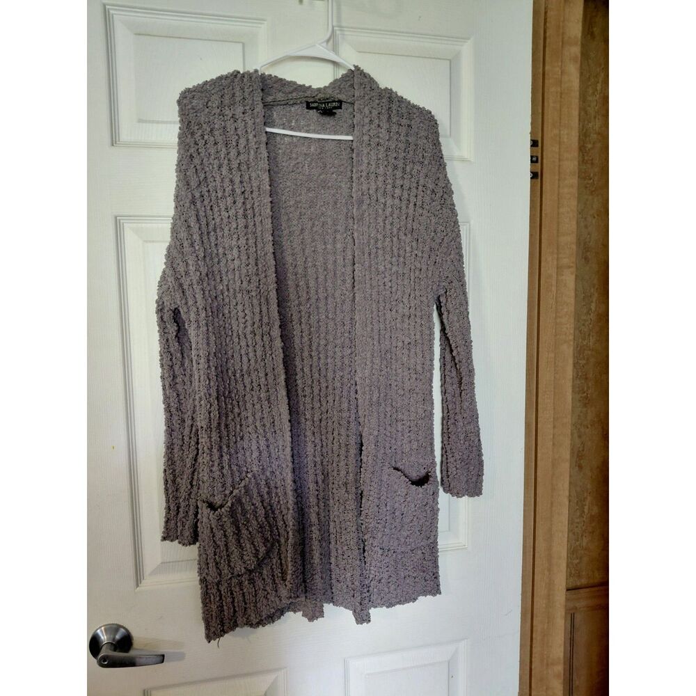Sabrina Lauren New York Knitted Cardigan Sweater M